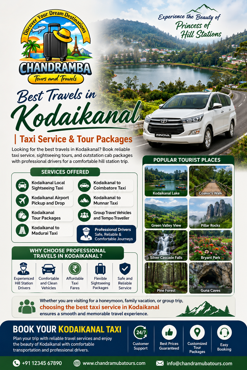 Best Travels in Kodaikanal | Taxi Service & Tour Packages