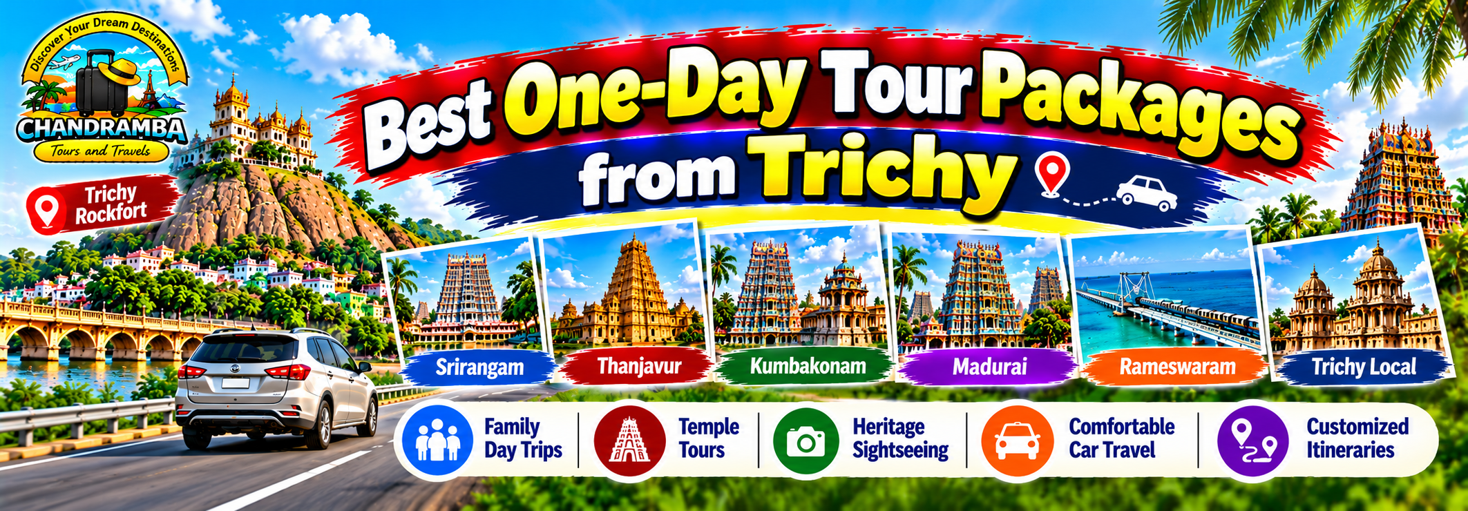 Best One-Day Tour Packages from Trichy