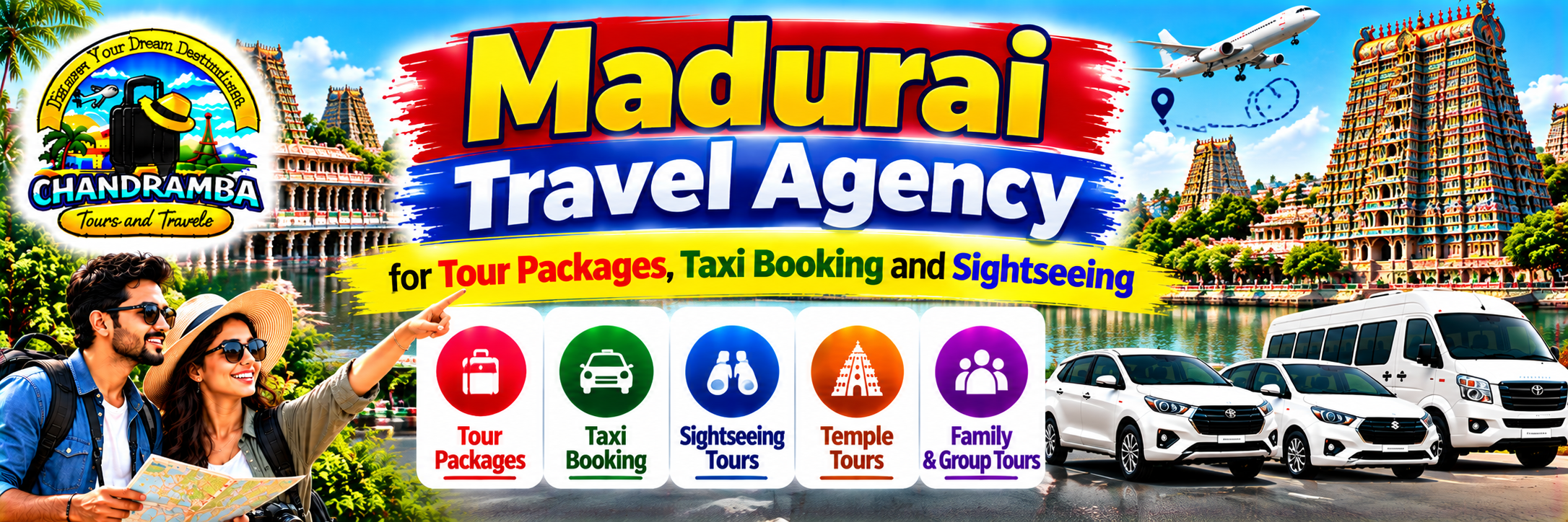 Madurai Travel Agency for Tour Packages, Taxi Booking and Sightseeing