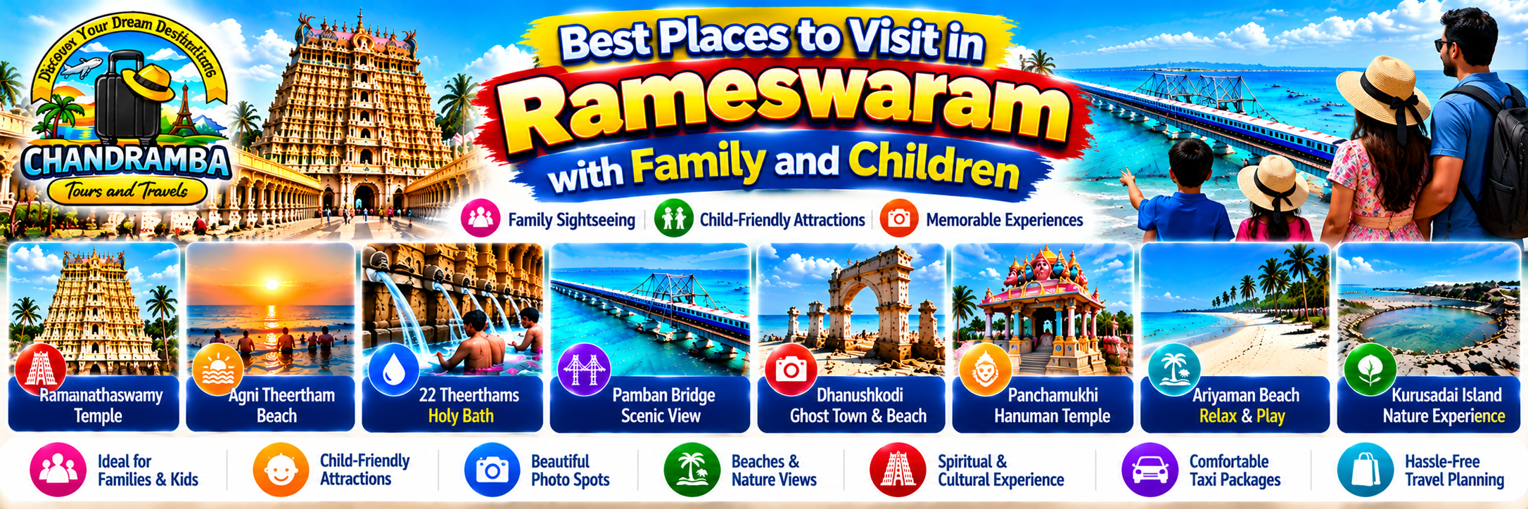 Best Places to Visit in Rameswaram with Family and Children