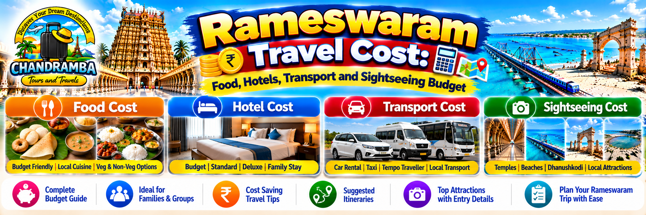 Rameswaram Travel Cost: Food, Hotels, Transport and Sightseeing Budget Copy Title