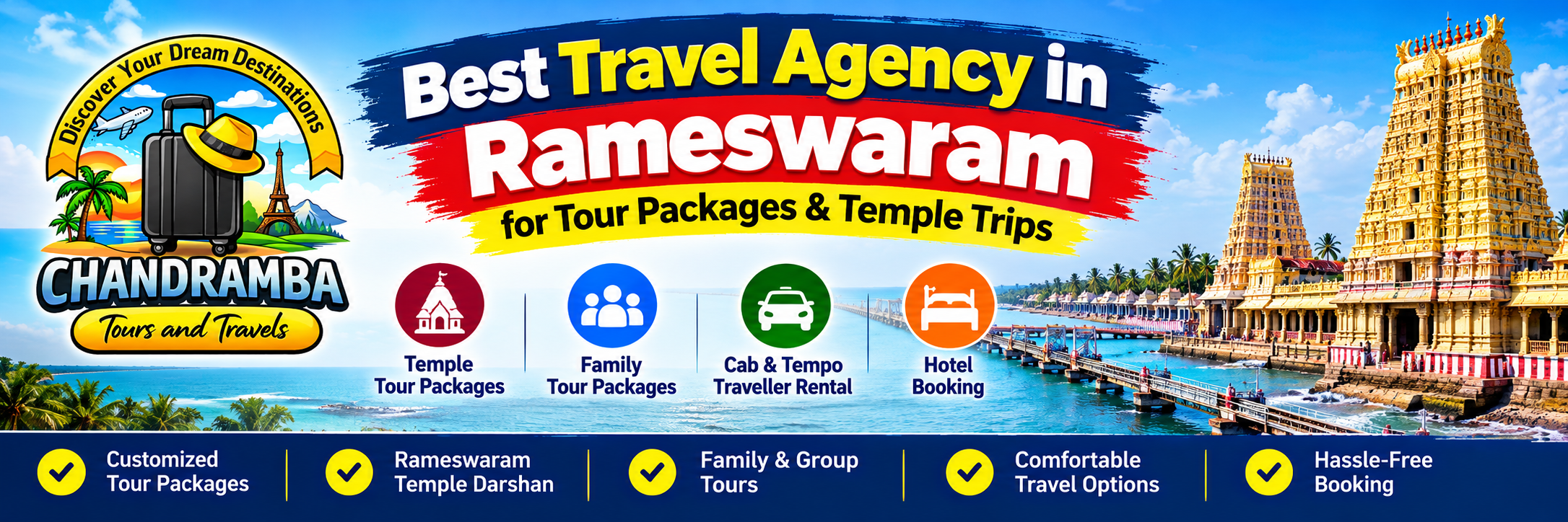 Best Travel Agency in Rameswaram for Tour Packages & Temple Trips