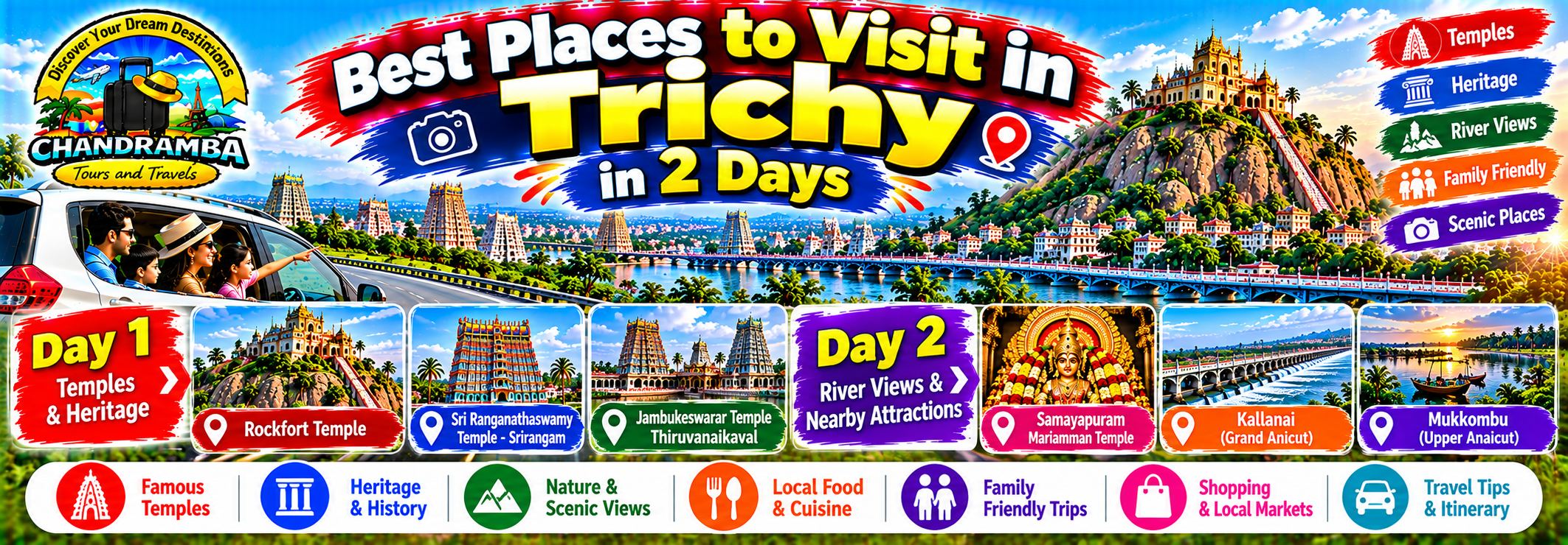 Best Places to Visit in Trichy in 2 Days