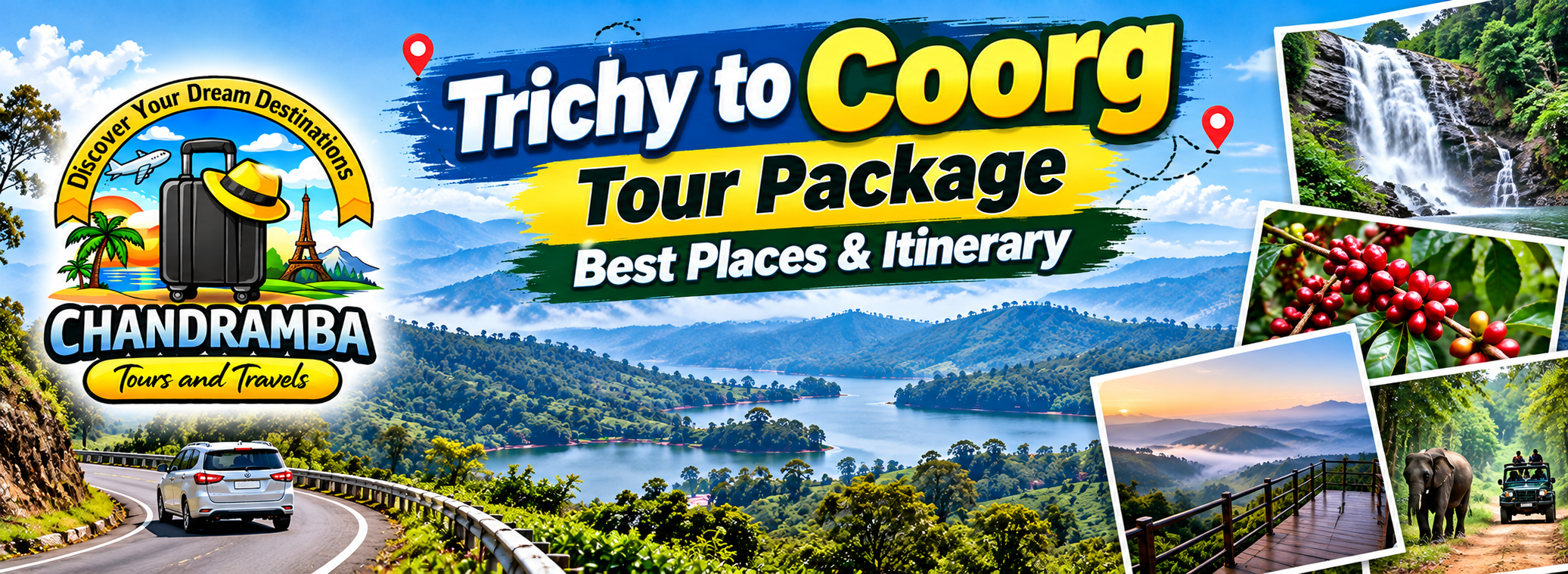 Trichy to Coorg Tour Package: Best Places & Itinerary