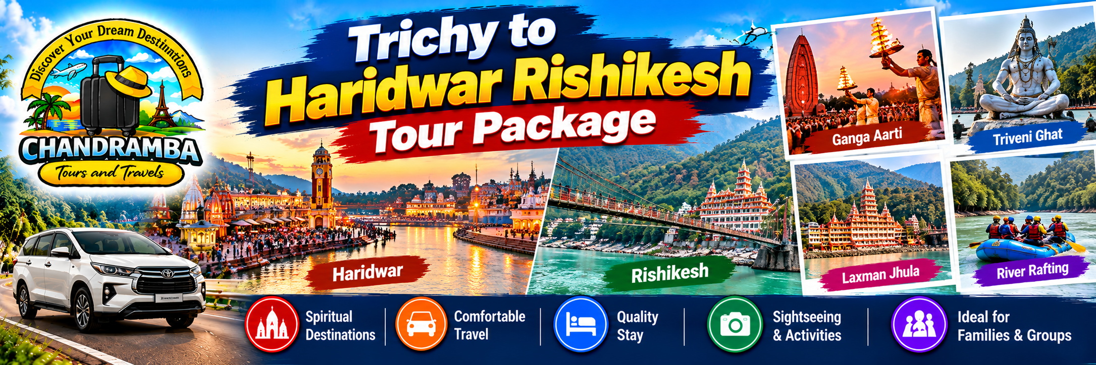 Trichy to Haridwar Rishikesh Tour Package – Complete Travel Guide