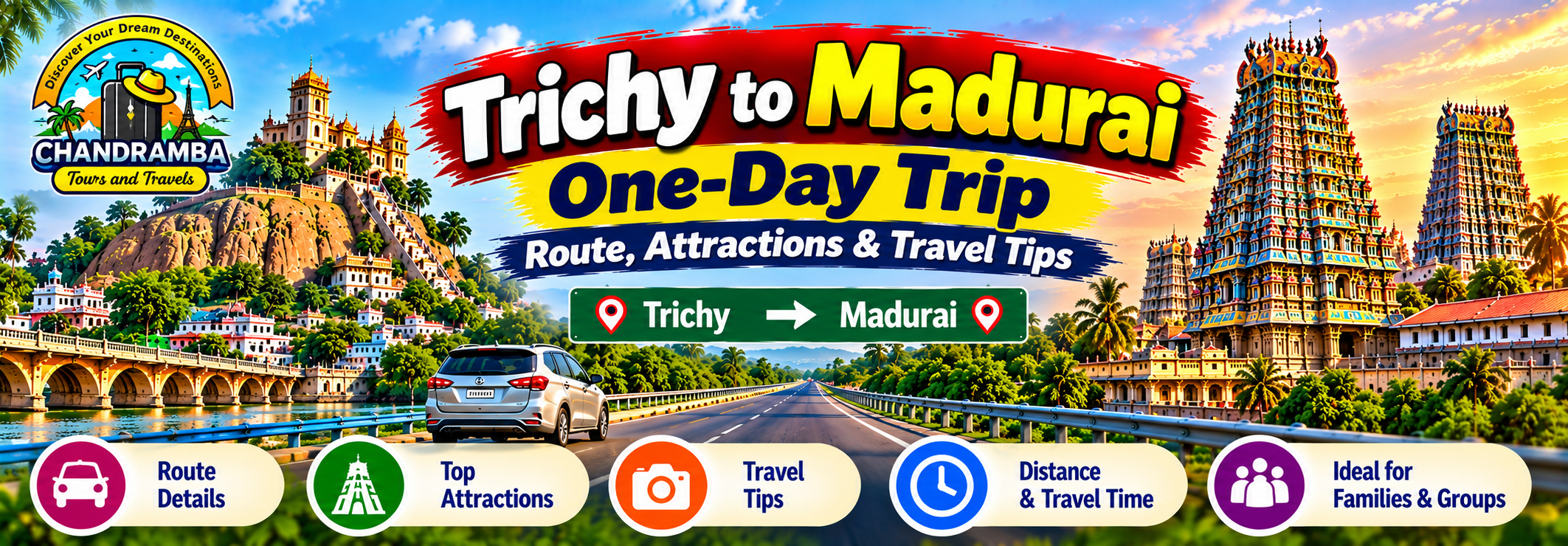 Trichy to Madurai One-Day Trip: Route, Attractions & Travel Tips