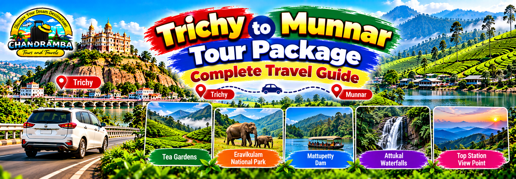 Trichy to Munnar Tour Package Complete Travel Guide