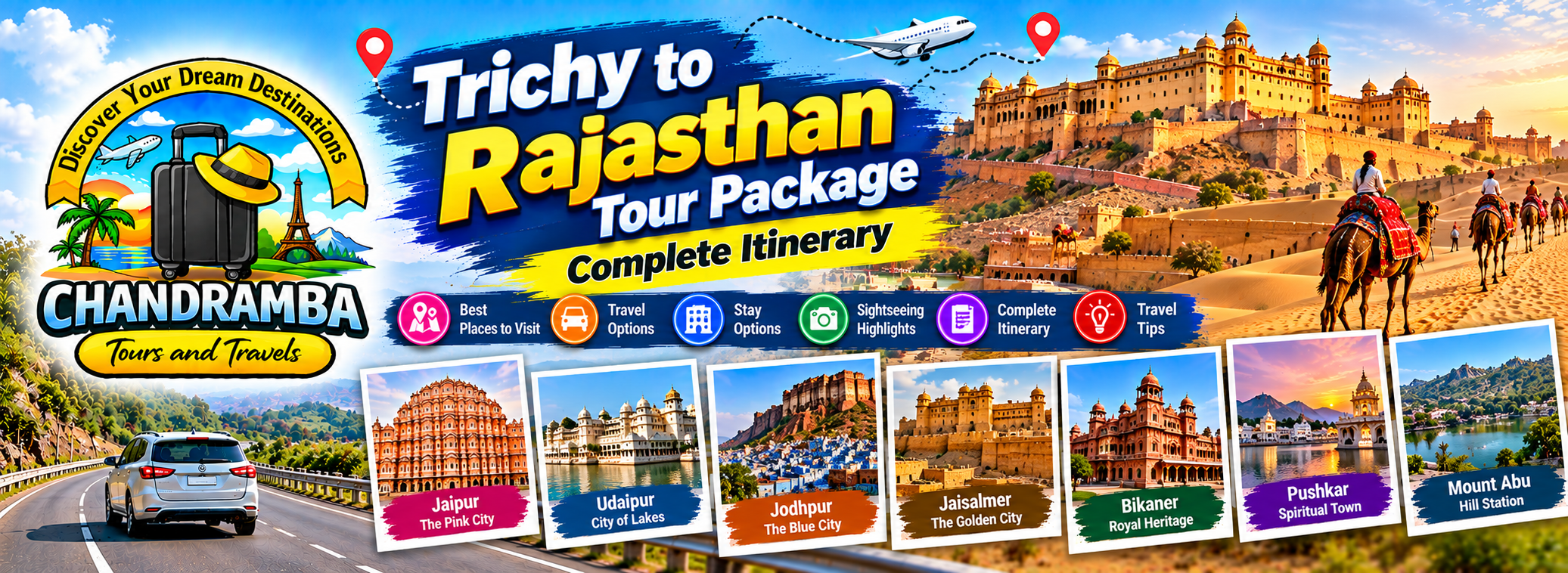 Trichy to Rajasthan Tour Package: Complete Itinerary Copy